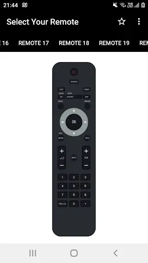 Скриншот 3 — Philips TV Remote Controller