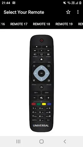 Скриншот 5 — Philips TV Remote Controller