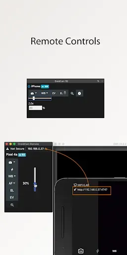 Скриншот 5 — DroidCam Webcam & OBS Camera