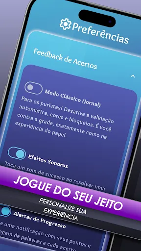 Скриншот 3 — Palavras Cruzadas Clássicas