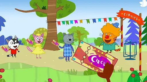 Скриншот 7 — Три Кота: Цирк Игра для Детей!