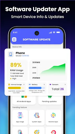Скриншот 1 — Software Update for My Phone
