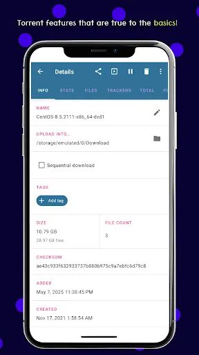 Скриншот 5 — Simple Torrent - Downloader