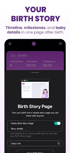 Скриншот 5 — Bump Pulse: Contraction Timer