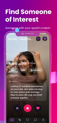 Скриншот 1 — DEZIRE - Social Dating & Chat