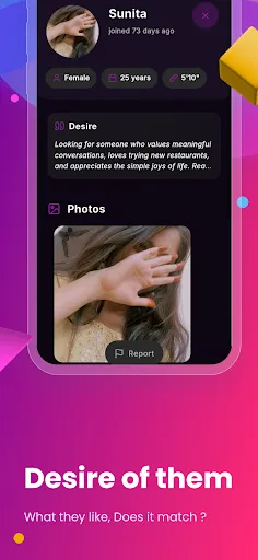 Скриншот 2 — DEZIRE - Social Dating & Chat