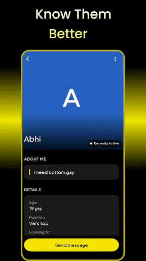 Скриншот 3 — Lure - Gay Dating App (गे)
