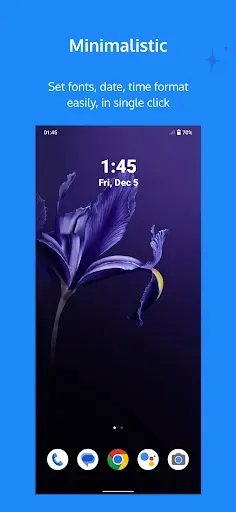 Скриншот 2 — Digital Clock Widget