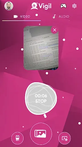 Скриншот 2 — Vigil: Background Video Record