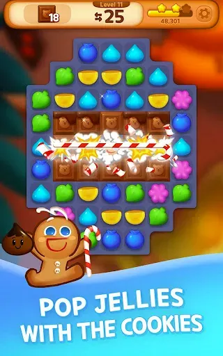 Скриншот 1 — Cookie Run: Puzzle World