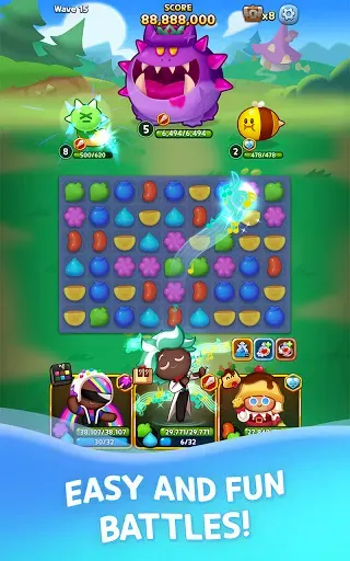 Скриншот 2 — Cookie Run: Puzzle World