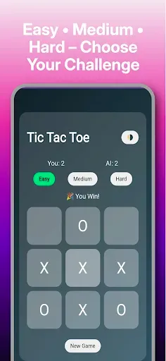 Скриншот 3 — AI Tic Tac Toe