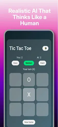 Скриншот 4 — AI Tic Tac Toe