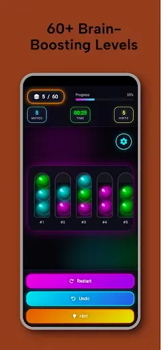 Скриншот 3 — Ball Sort Master –Color Puzzle