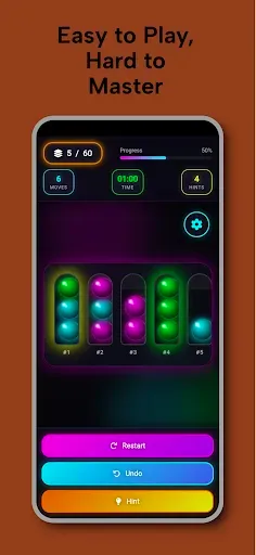 Скриншот 4 — Ball Sort Master –Color Puzzle