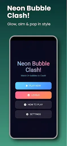 Скриншот 6 — Neon Bubble Clash