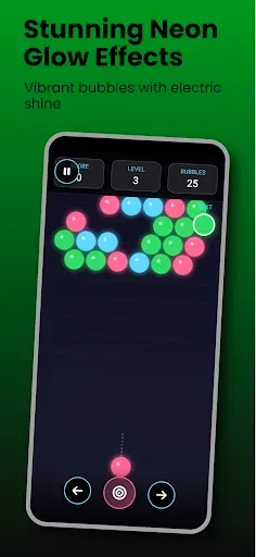 Скриншот 7 — Neon Bubble Clash