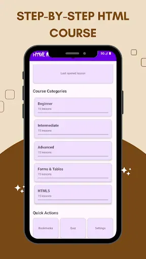 Скриншот 2 — Learn HTML Coding Offline