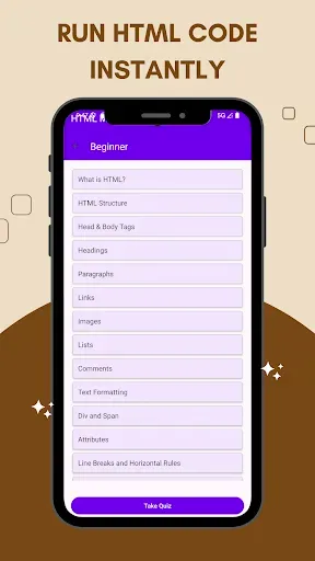 Скриншот 4 — Learn HTML Coding Offline
