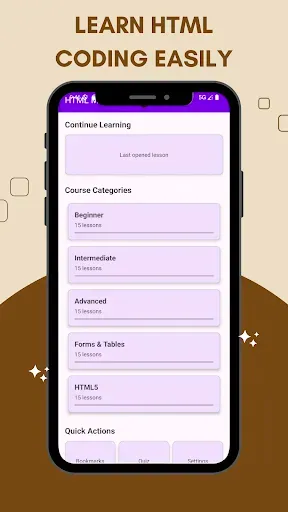Скриншот 7 — Learn HTML Coding Offline