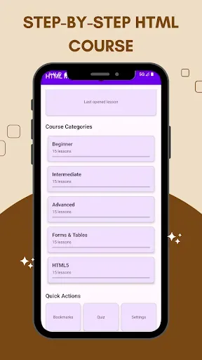 Скриншот 8 — Learn HTML Coding Offline