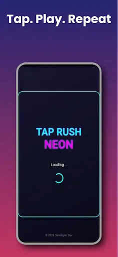 Скриншот 1 — Neon Tap Rush