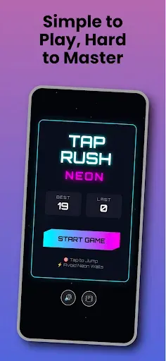 Скриншот 2 — Neon Tap Rush