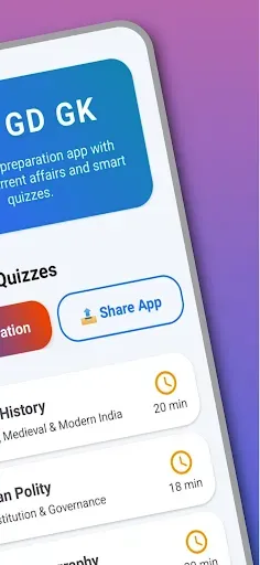 Скриншот 8 — SSC GD GK Prep 2026 – Quiz App
