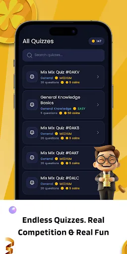 Скриншот 3 — QuizzeMe: Play Quizzes & Games