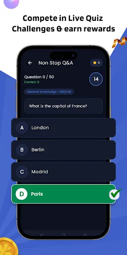 Скриншот 4 — QuizzeMe: Play Quizzes & Games