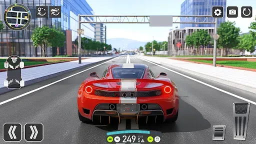 Скриншот 1 — Car driving sim : Car Games