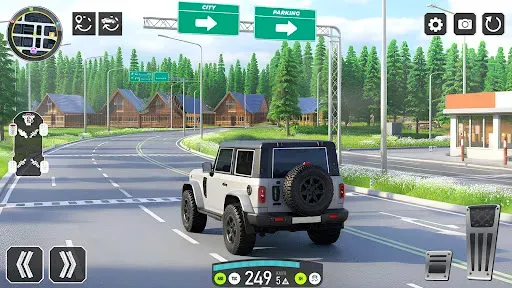Скриншот 3 — Car driving sim : Car Games