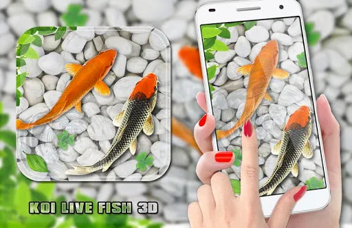 Скриншот 1 — рыба жить обои аквариум кои 3D