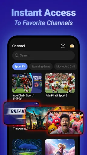 Скриншот 3 — IPTV Player - Live TV