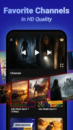 Скриншот 5 — IPTV Player - Live TV