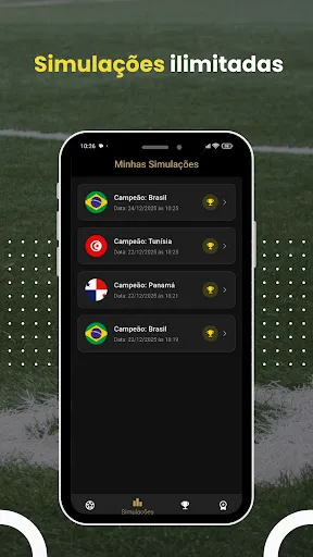 Скриншот 5 — Simulador da Copa do Mundo