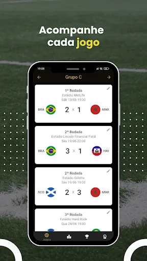 Скриншот 2 — Tabela da Copa 2026
