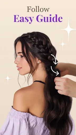 Скриншот 4 — Step by Step Hairstyle App