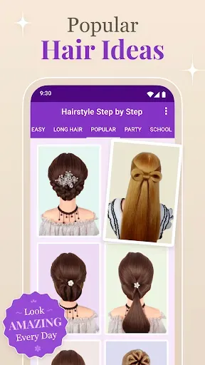 Скриншот 5 — Step by Step Hairstyle App