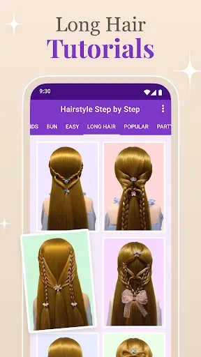 Скриншот 6 — Step by Step Hairstyle App