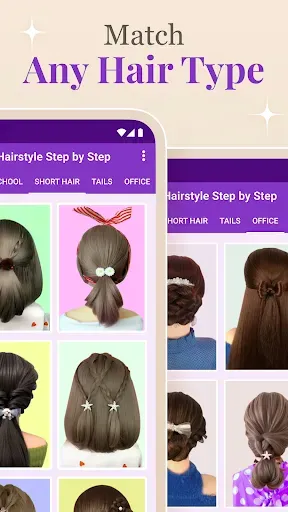 Скриншот 8 — Step by Step Hairstyle App