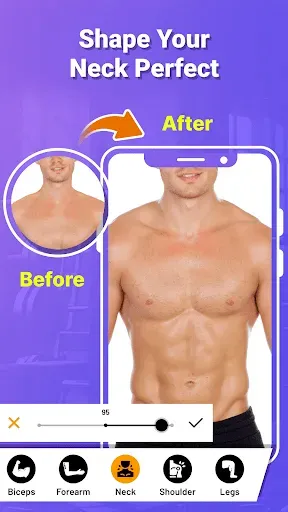Скриншот 5 — Man Muscle Editor: Bicep & Abs