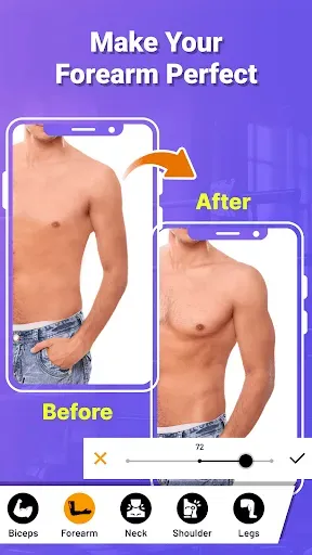 Скриншот 6 — Man Muscle Editor: Bicep & Abs