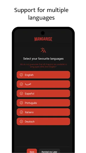 Скриншот 4 — MangaRise - Manga Reader