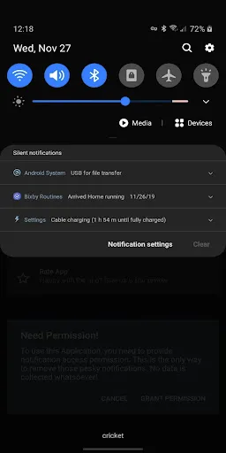 Скриншот 7 — TidyPanel Notification Cleaner
