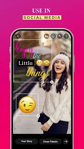 Скриншот 1 — iOS Emojis For Story