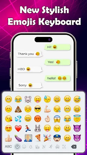 Скриншот 1 — iOS Emojis For Android