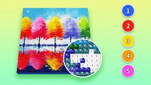 Скриншот 2 — Aлмазная мозаика игра