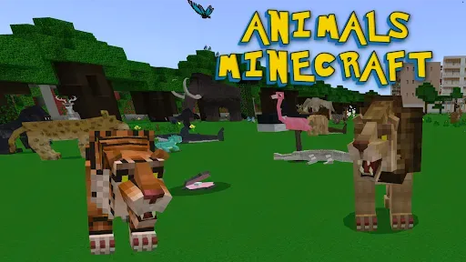 Скриншот 1 — Animals mod for Minecraft