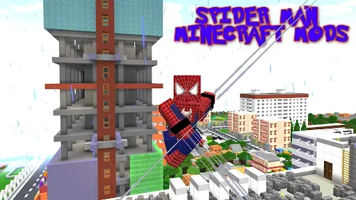 Скриншот 2 — Spider Man Minecraft Mods